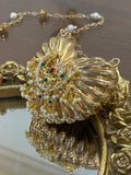 Amour Heart Embellished Clutch