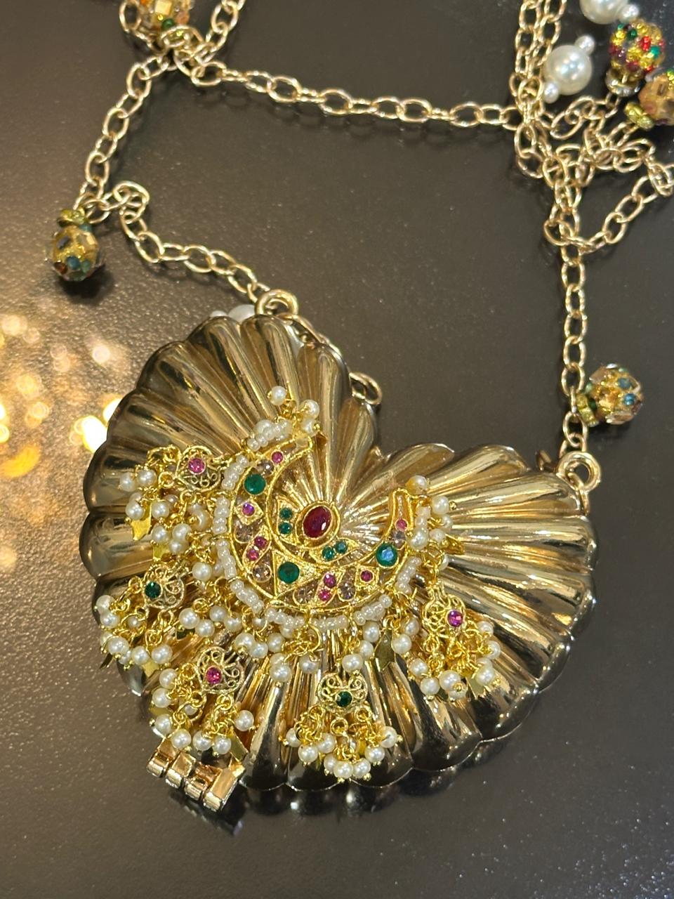 Amour Heart Embellished Clutch