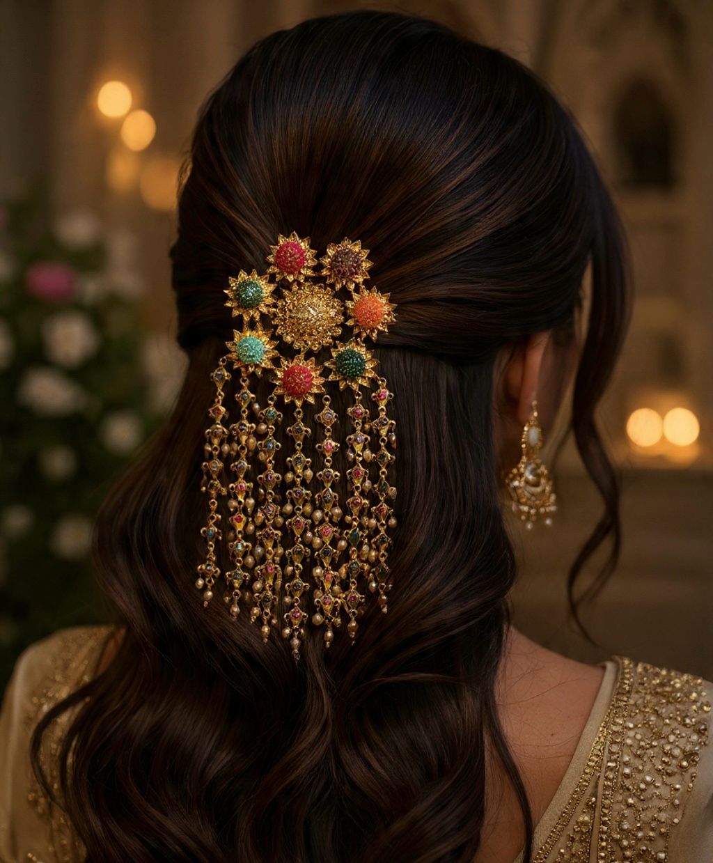 Noor-e-Gul Bridal Hair Brooch