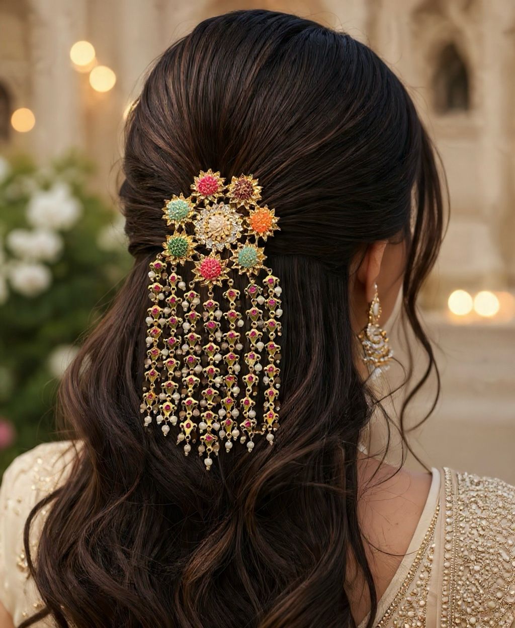 Noor-e-Gul Bridal Hair Brooch