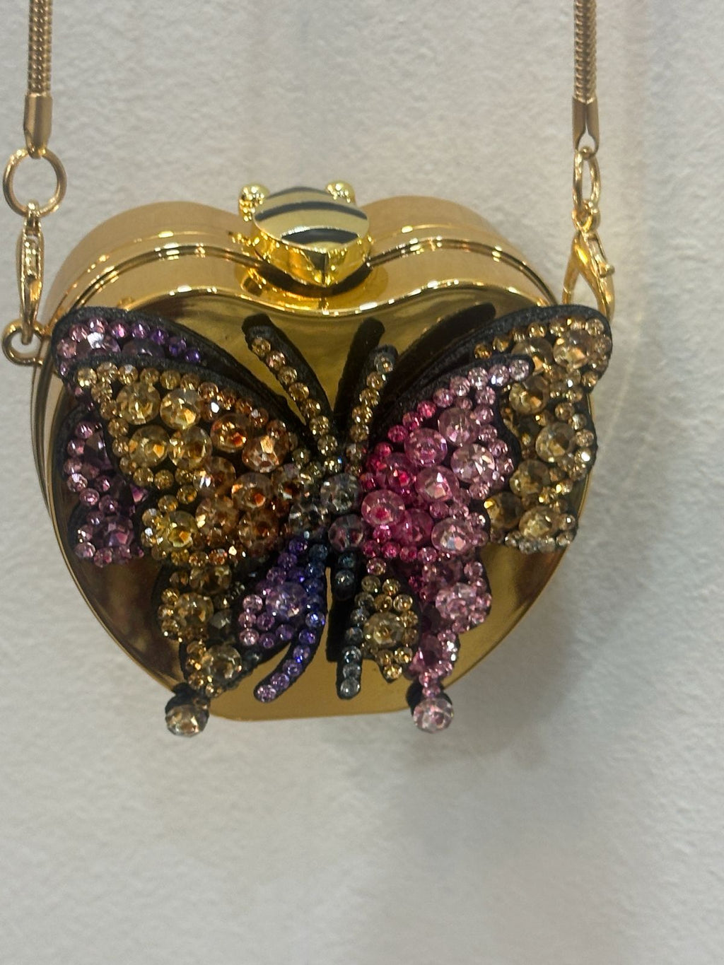 Enchanted Butterfly Heart Clutch