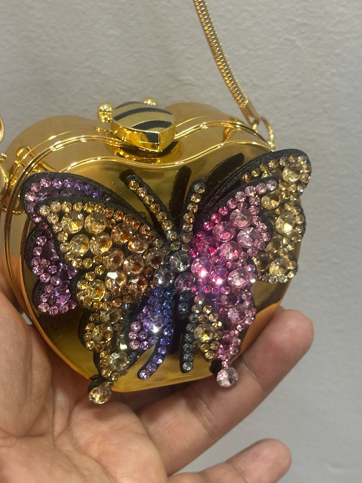 Enchanted Butterfly Heart Clutch