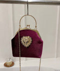 Crimson Duchess Clutch – Velvet Luxe Edition