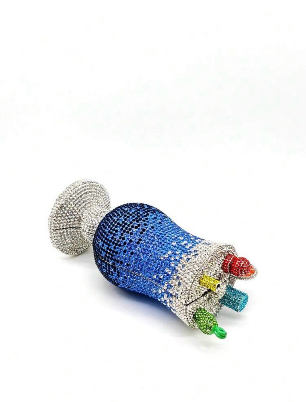 Midnight Sapphire Cocktail Clutch – Crystal Edition