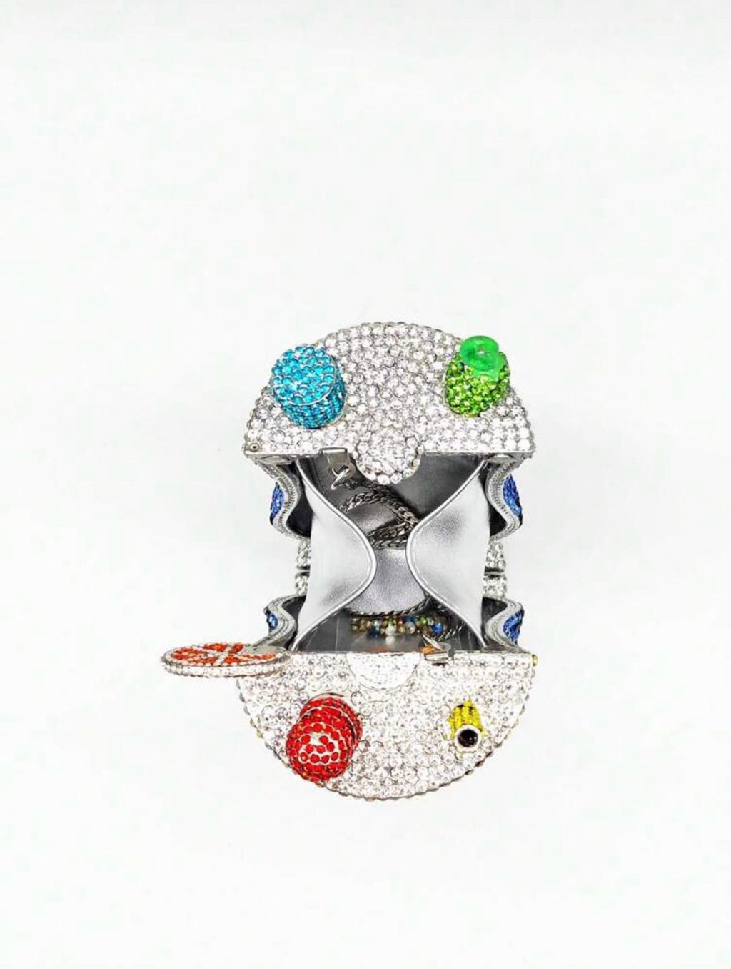 Midnight Sapphire Cocktail Clutch – Crystal Edition