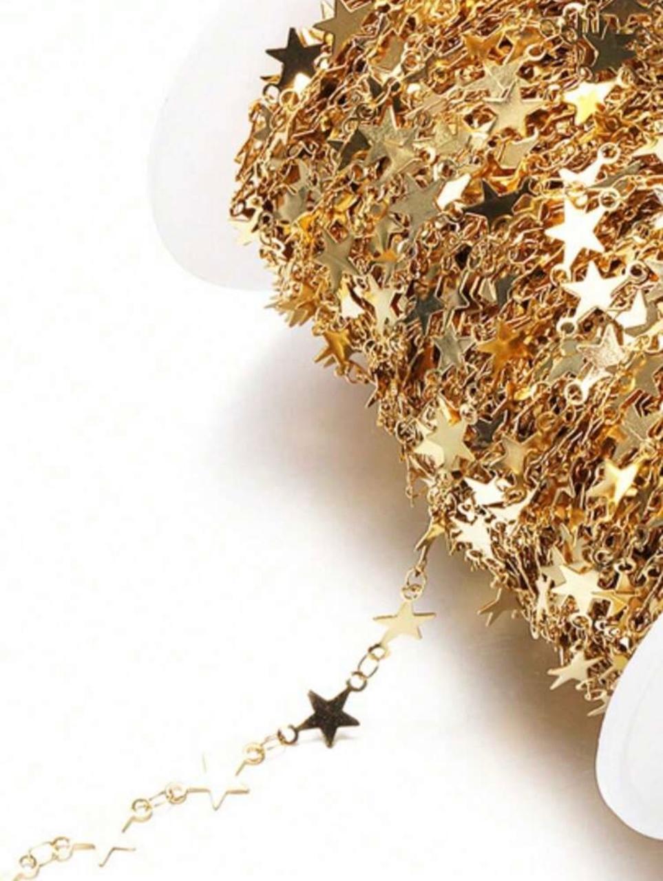 Permanent Star Link Chain – Gold Stainless Steel