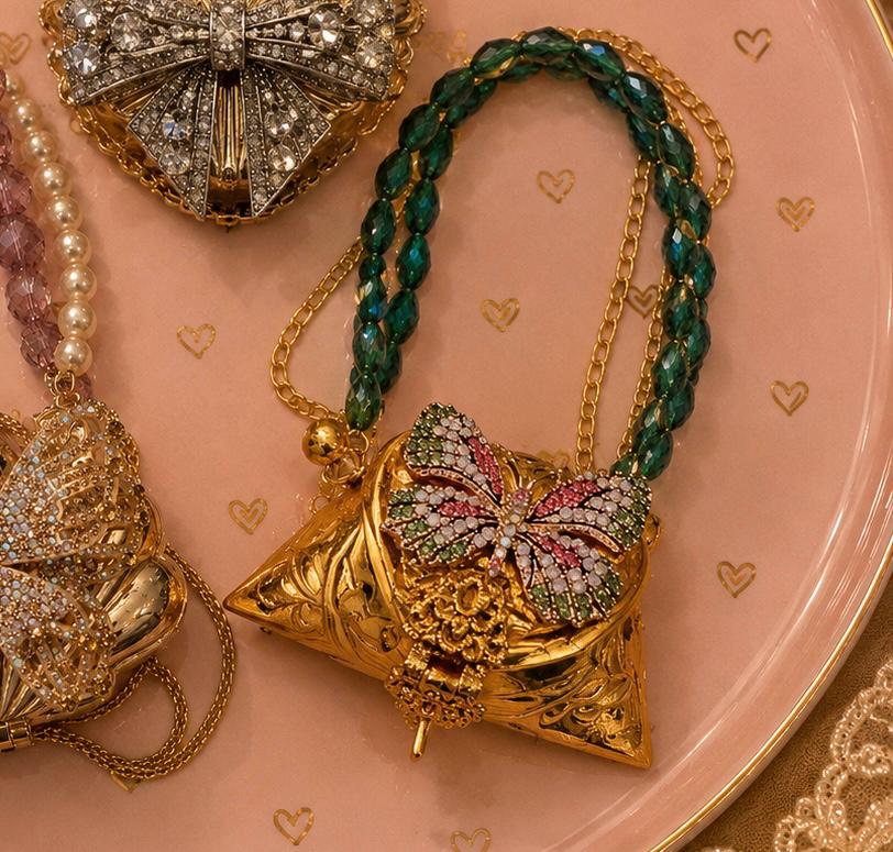 Sunehri Dastaan Butterfly Potli Bag