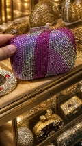 Radiance Diva Crystal Mosaic Evening Clutch