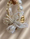Luxury Pearl Bloom Handheld Clutch