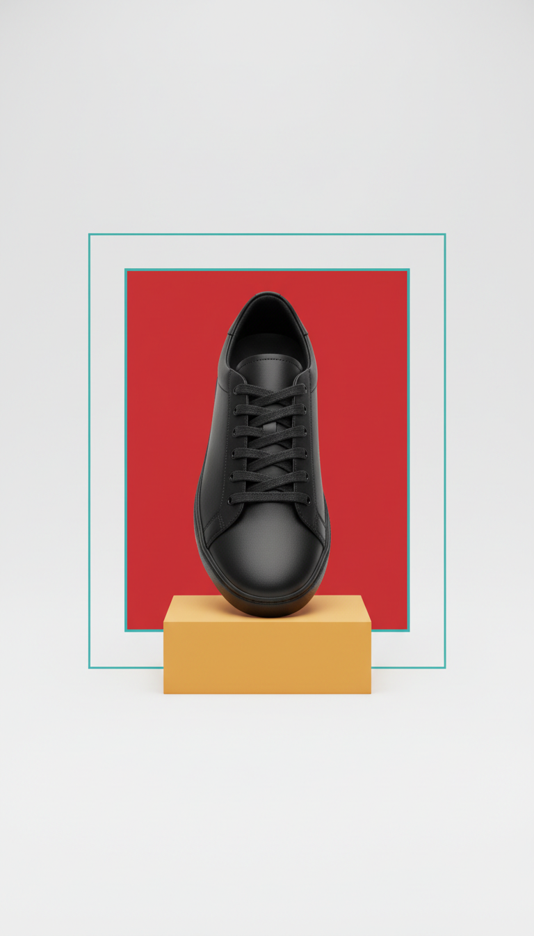 Minimalist Mesh Sneaker With Custom Boxing