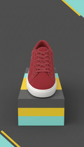 Leather Low-Top With Custom Dust Bag